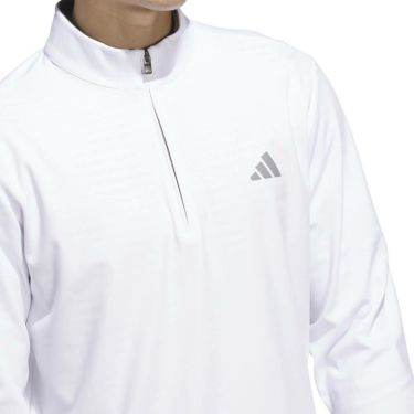 アディダス adidas　メンズ ハーフジップ 長袖 スウェット JVU44　2025年モデル 詳細4