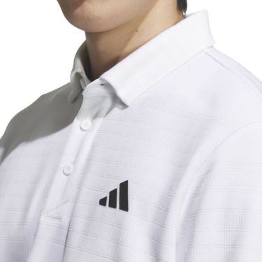 アディダス adidas　メンズ シーズナルジャガード 長袖 ポロシャツ JVV03　2025年モデル 詳細4