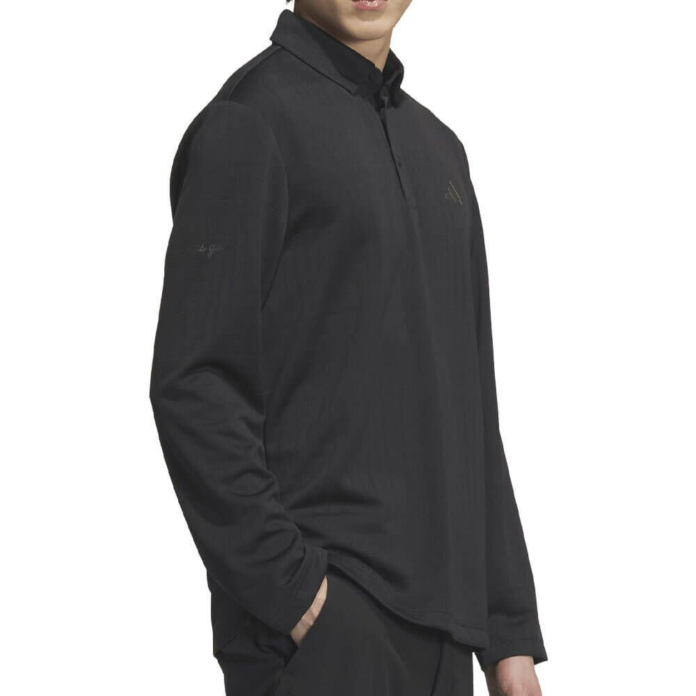 アディダス adidas　メンズ シーズナルジャガード 長袖 ポロシャツ JVV03　2025年モデル 詳細7