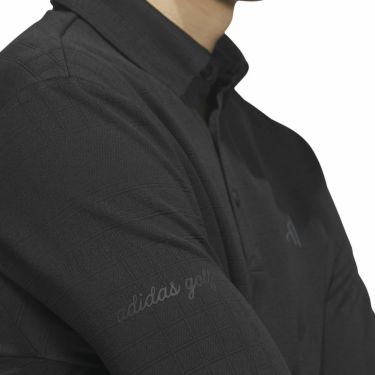 アディダス adidas　メンズ シーズナルジャガード 長袖 ポロシャツ JVV03　2025年モデル 詳細8