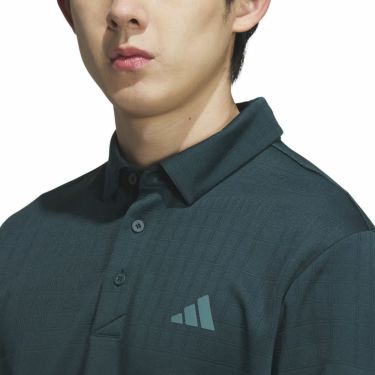 アディダス adidas　メンズ シーズナルジャガード 長袖 ポロシャツ JVV03　2025年モデル 詳細12