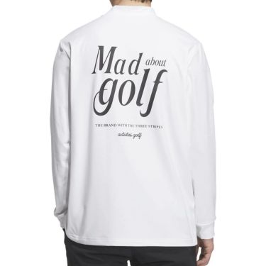 アディダス adidas　メンズ バックグラフィック 長袖 モックネックシャツ JVV08　2025年モデル 詳細2