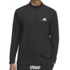 アディダス adidas　メンズ バックグラフィック 長袖 モックネックシャツ JVV08　2025年モデル ブラック