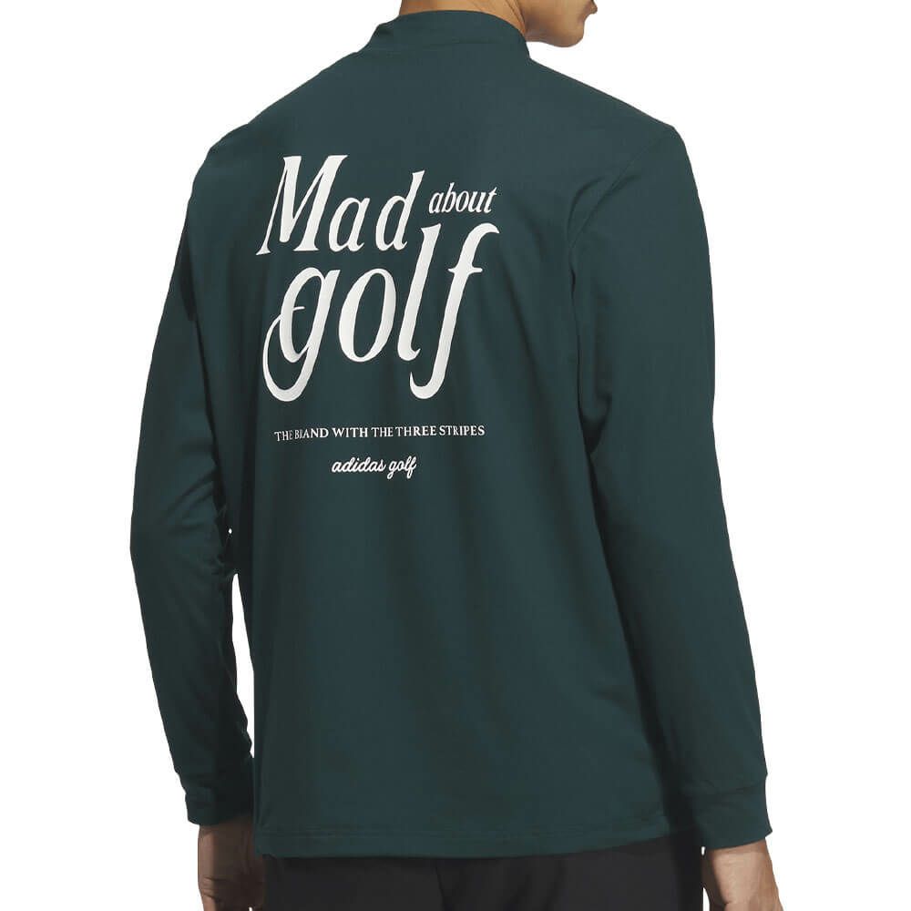 アディダス adidas　メンズ バックグラフィック 長袖 モックネックシャツ JVV08　2025年モデル 詳細10
