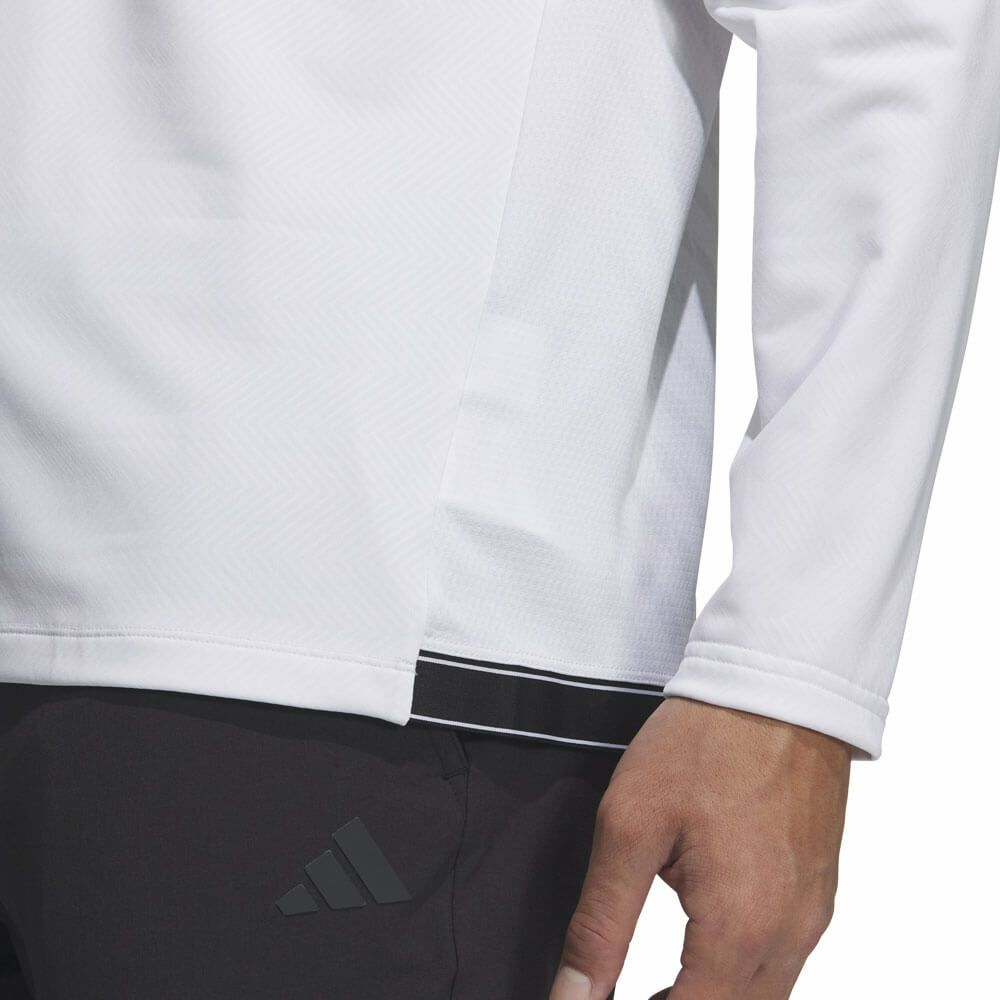 アディダス adidas　メンズ アディゼロ ジャガード 長袖 ポロシャツ JWJ84　2025年モデル 詳細5