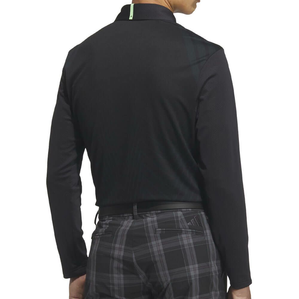 アディダス adidas　メンズ アディゼロ ジャガード 長袖 ポロシャツ JWJ84　2025年モデル 詳細9