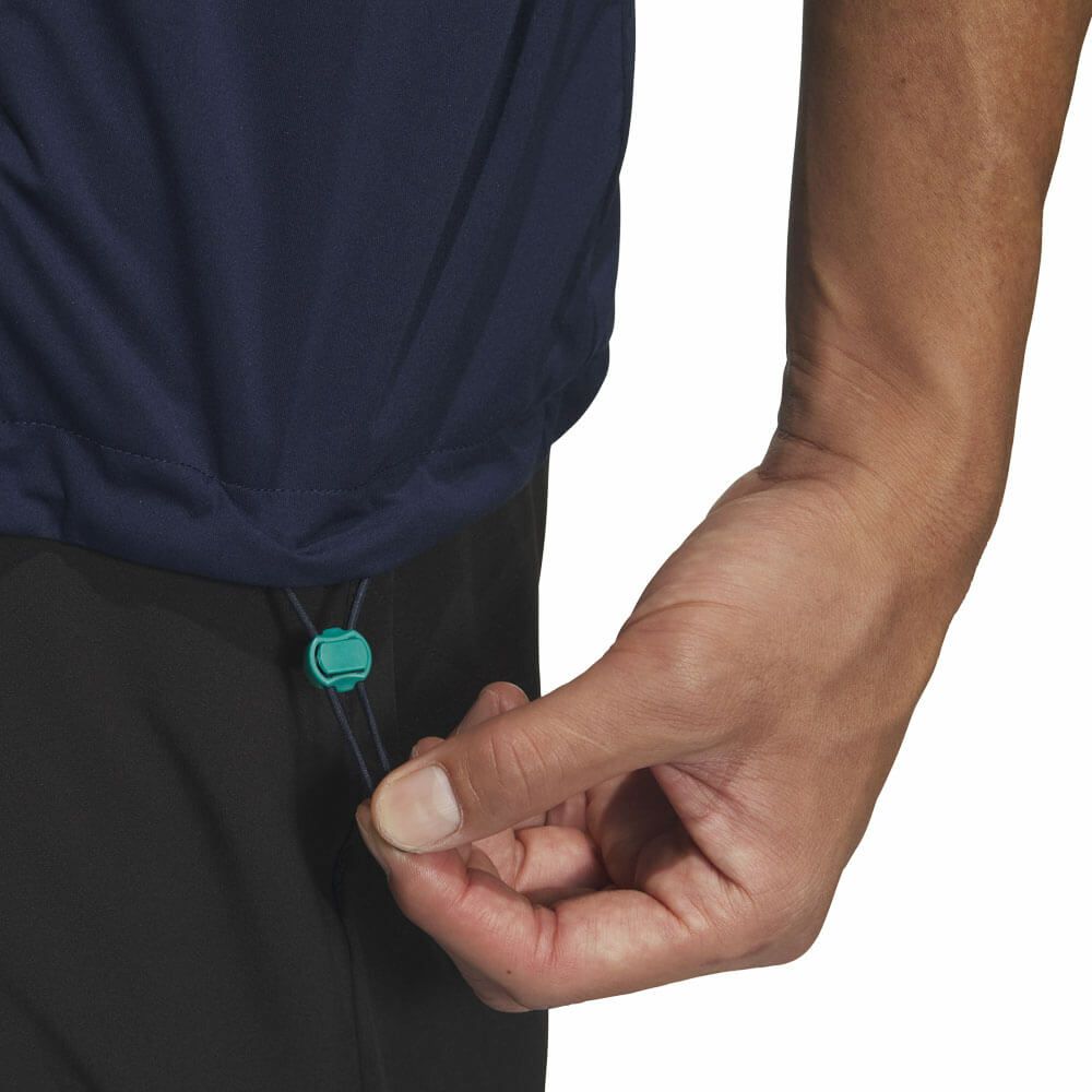 アディダス adidas　メンズ コードカオス ハーフジップ 半袖 ウィンド UV105　2025年モデル 詳細5