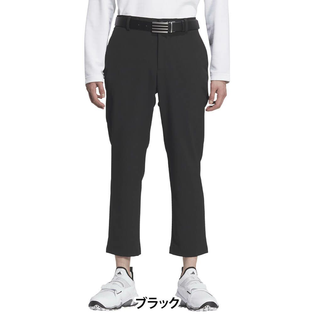 アディダス adidas　メンズ EX STRETCH ACTIVE 撥水 アンクルパンツ JVU94　2025年モデル ブラック