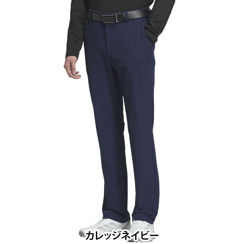 アディダス adidas　メンズ EX STRETCH ACTIVE 撥水 ロングパンツ JVU95　2025年モデル カレッジネイビー
