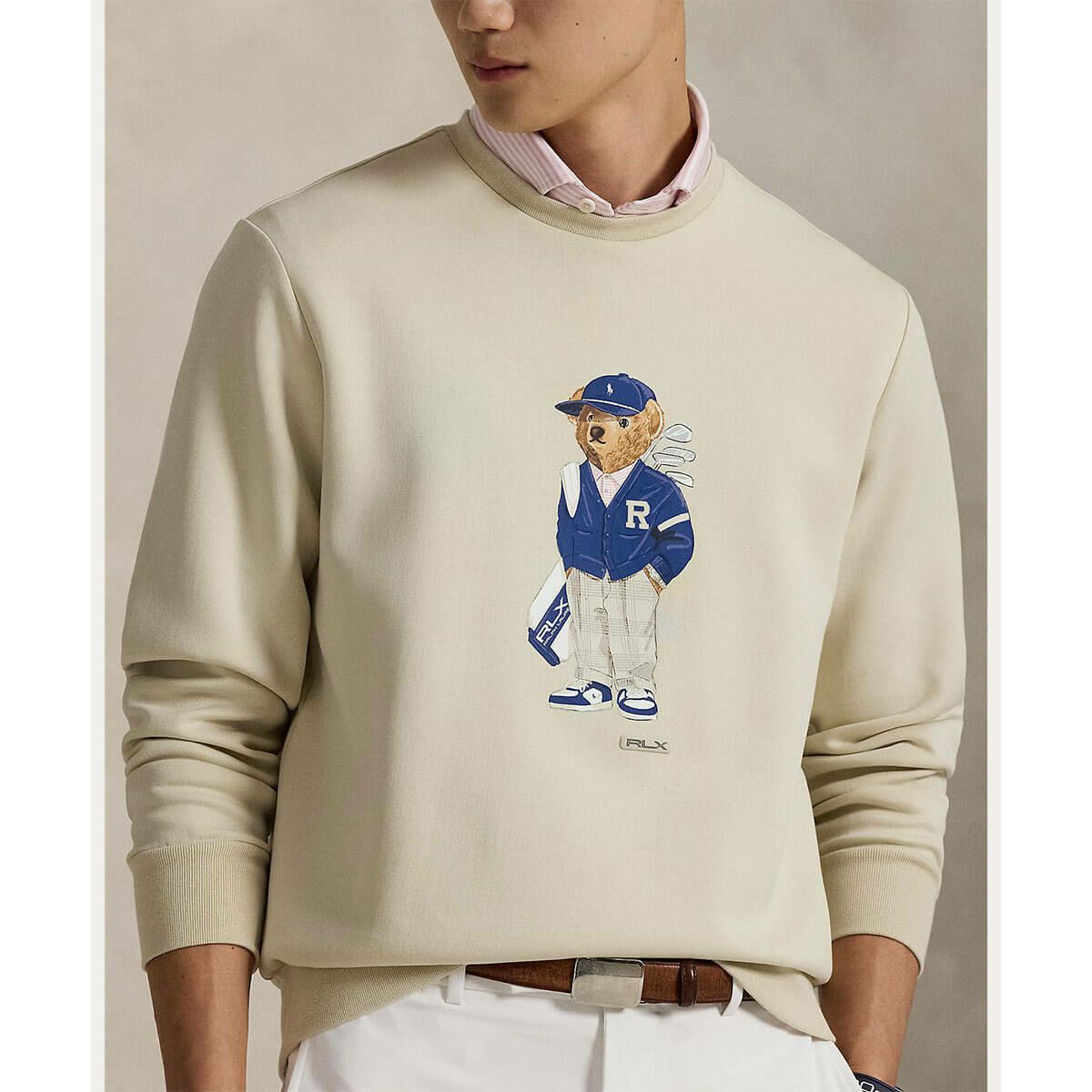 RLX GOLF Polo　ポロベア　クルーネック スウェット 長袖シャツ　2025年モデル 詳細3