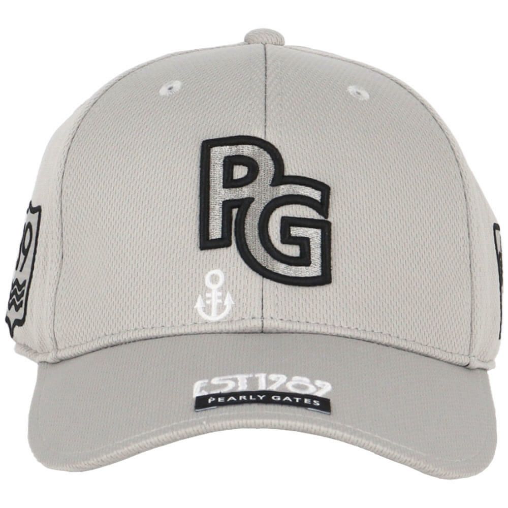 パーリーゲイツ PEARLY GATES　PGロゴ ベーシック キャップ 053-5287821 020 グレー　2025年モデル 詳細2