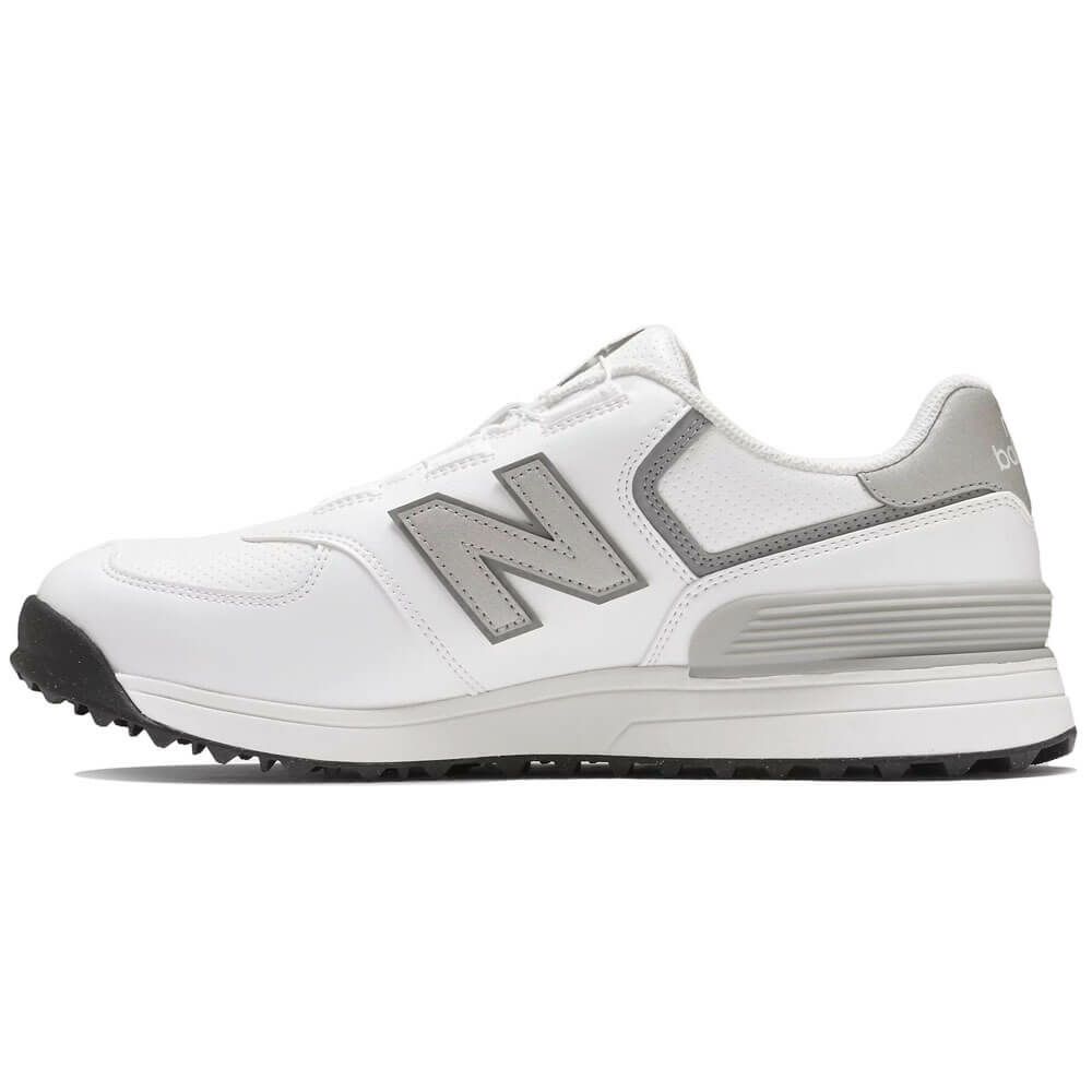 ニューバランスゴルフ　574 SL BOA 574 v4 スパイクレス ゴルフシューズ UG574BC4 WHITE/GRAY　2025年モデル 詳細2