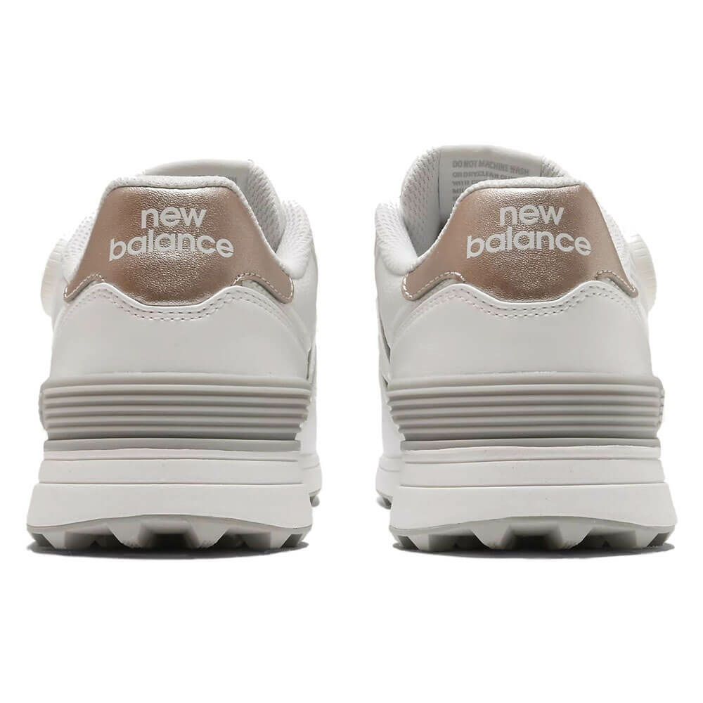 ニューバランスゴルフ　574 SL BOA 574 v4 レディース スパイクレス ゴルフシューズ WG574BA4 WHITE/GOLD　2025年モデル 詳細4