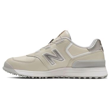 ニューバランスゴルフ　574 SL BOA 574 v4  レディース スパイクレス ゴルフシューズ WG574BB4 BEIGE　2025年モデル 詳細2