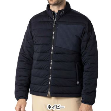 フットジョイ FootJoy　メンズ 中綿 長袖 フルジップ ジャケット FJ-F24-O03　2024年モデル ネイビー