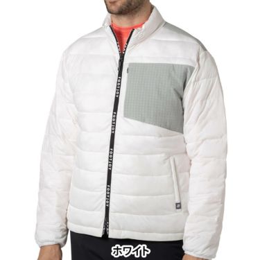 フットジョイ FootJoy　メンズ 中綿 長袖 フルジップ ジャケット FJ-F24-O03　2024年モデル ホワイト
