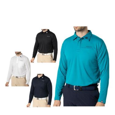 フットジョイ FootJoy　メンズ フロントポケット 長袖 ポロシャツ FJ-F24-S01　2024年モデル 詳細1