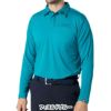 フットジョイ FootJoy　メンズ フロントポケット 長袖 ポロシャツ FJ-F24-S01　2024年モデル フィヨルドブルー