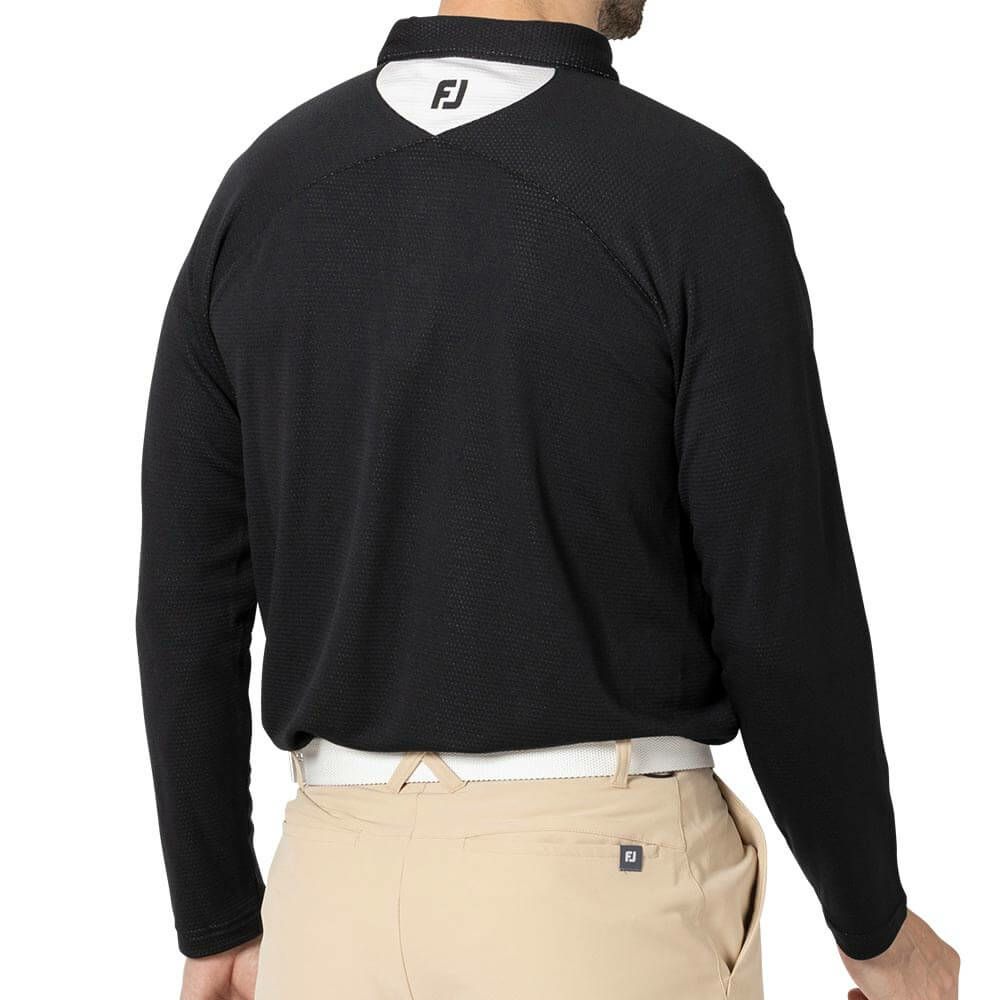 フットジョイ FootJoy　メンズ フロントポケット 長袖 ポロシャツ FJ-F24-S01　2024年モデル 詳細9