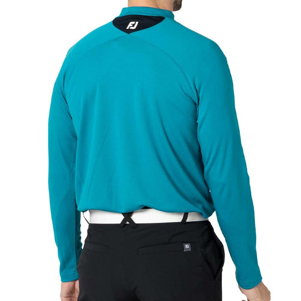 フットジョイ FootJoy　メンズ チェストライン 長袖 モックネックシャツ FJ-F24-S02　2024年モデル 詳細2