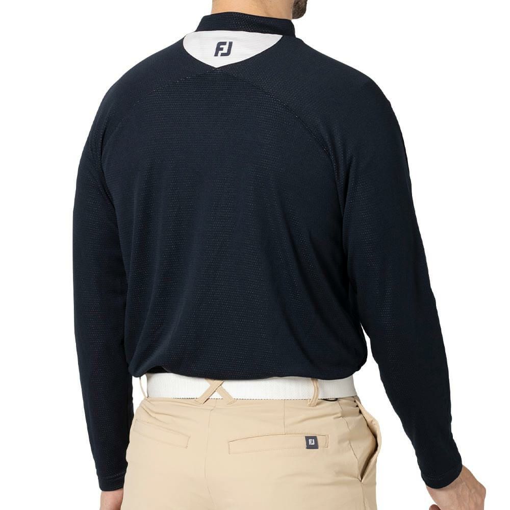 フットジョイ FootJoy　メンズ チェストライン 長袖 モックネックシャツ FJ-F24-S02　2024年モデル 詳細5