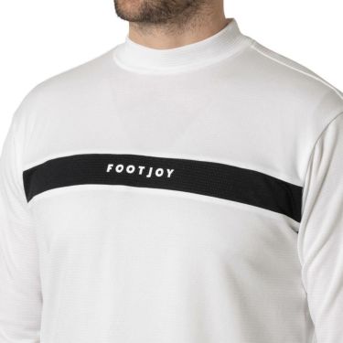 フットジョイ FootJoy　メンズ チェストライン 長袖 モックネックシャツ FJ-F24-S02　2024年モデル 詳細8