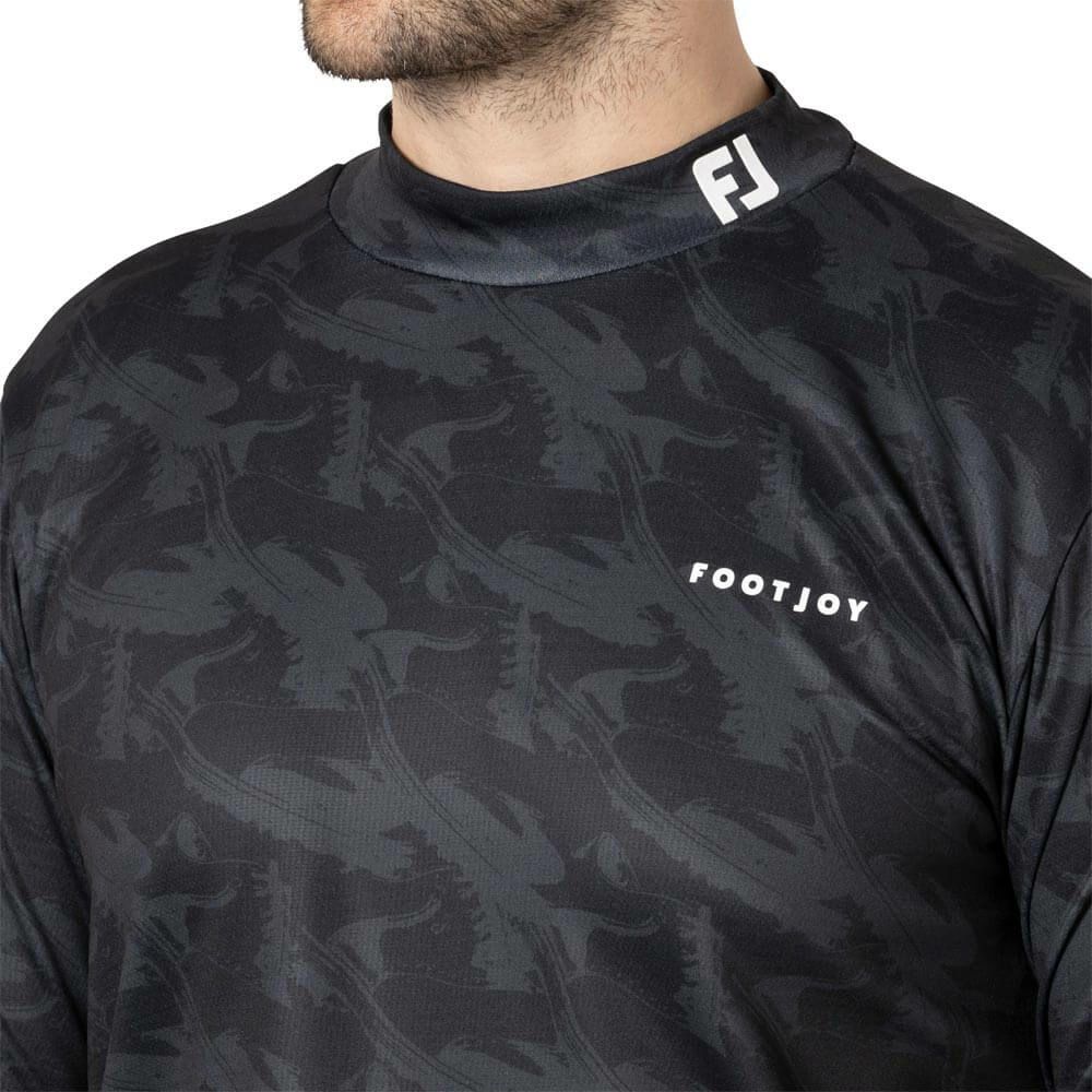 フットジョイ FootJoy　メンズ 総柄プリント 長袖 モックネックシャツ FJ-F24-S03　2024年モデル 詳細7