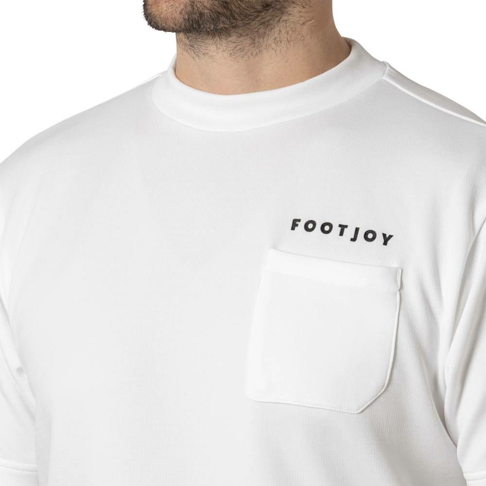 フットジョイ FootJoy　メンズ ロゴプリント 半袖 モックネックシャツ FJ-F24-S05　2024年モデル 詳細5