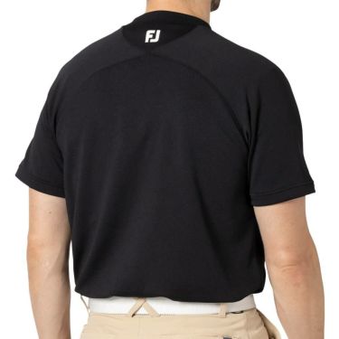 フットジョイ FootJoy　メンズ ロゴプリント 半袖 モックネックシャツ FJ-F24-S05　2024年モデル 詳細6