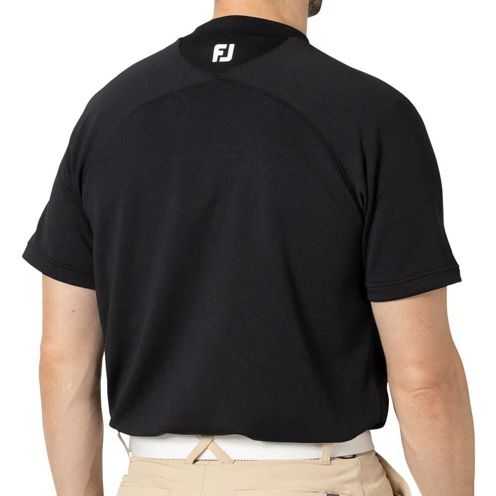 フットジョイ FootJoy　メンズ ロゴプリント 半袖 モックネックシャツ FJ-F24-S05　2024年モデル 詳細6