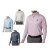フットジョイ FootJoy　メンズ フラワープリント 長袖 ボタンダウン ポロシャツ FJ-F24-S10　2024年モデル
