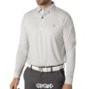 フットジョイ FootJoy　メンズ フラワープリント 長袖 ボタンダウン ポロシャツ FJ-F24-S10　2024年モデル サンセット