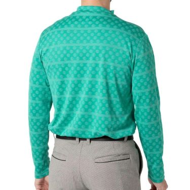 フットジョイ FootJoy　メンズ ロゴジャカード 長袖 モックネックシャツ FJ-F24-S11　2024年モデル 詳細2
