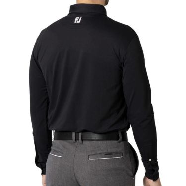 フットジョイ FootJoy　メンズ ソリッドポケット付 長袖 ボタンダウン ポロシャツ FJ-F24-S14　2024年モデル 詳細4