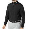 フットジョイ FootJoy　メンズ ストレッチ ドット柄 長袖 ポロシャツ FJ-F24-S15　2024年モデル ブラック