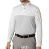 フットジョイ FootJoy　メンズ カラーブロック 長袖 ポロシャツ FJ-F24-S16　2024年モデル ホワイト