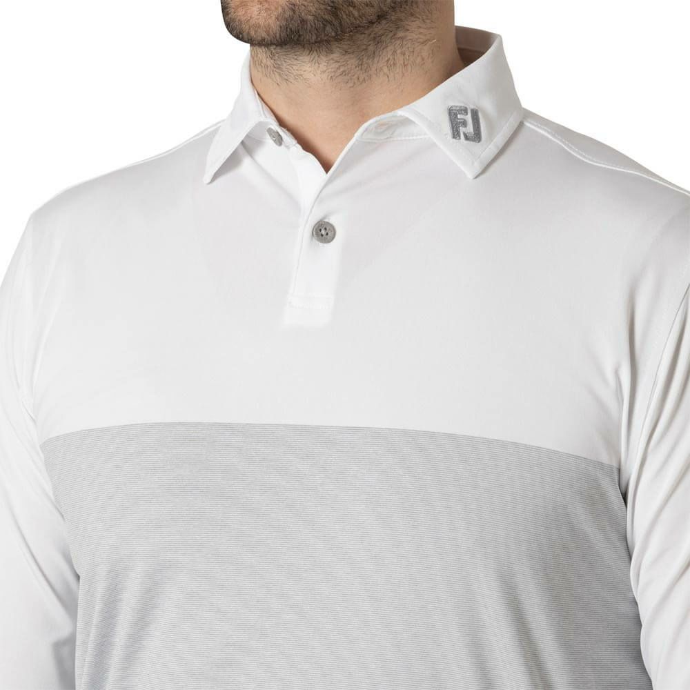 フットジョイ FootJoy　メンズ カラーブロック 長袖 ポロシャツ FJ-F24-S16　2024年モデル 詳細5