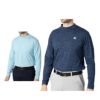 フットジョイ FootJoy　メンズ 保温 総柄プリント 長袖 モックネックシャツ FJ-F24-S17　2024年モデル