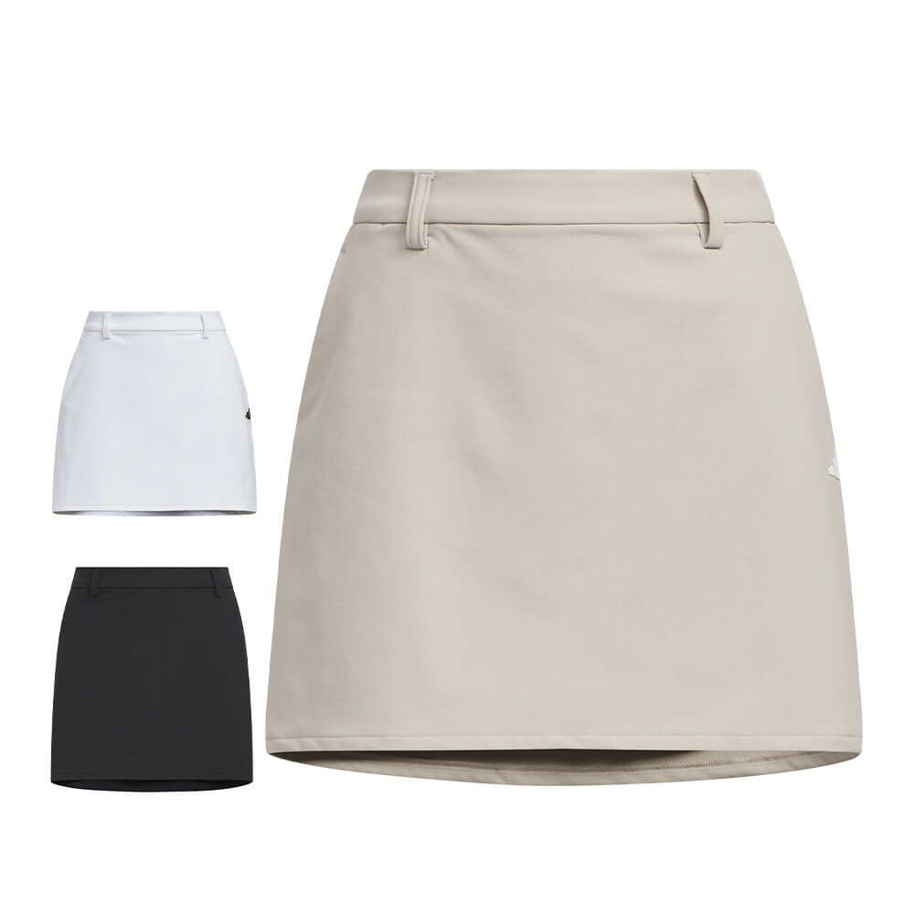 アディダス adidas　レディース 撥水 ストレッチ インナーパンツ一体型 スカート JWK13　2025年モデル