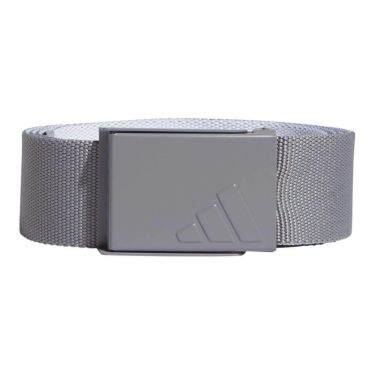 アディダス adidas　メンズ リバーシブル ウェビング ベルト KOV74 IQ2909 グレースリー/ホワイト　2025年モデル グレースリー/ホワイト