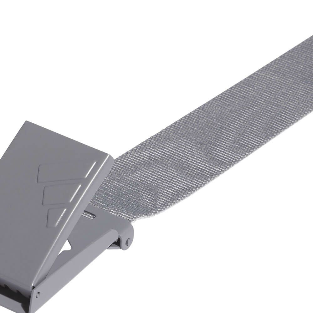 アディダス adidas　メンズ リバーシブル ウェビング ベルト KOV74 IQ2909 グレースリー/ホワイト　2025年モデル グレースリー/ホワイト 詳細2