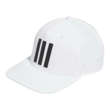 アディダス adidas　メンズ ツアー スリーストライプ キャップ ENI99 HT3335 ホワイト　2025年モデル ホワイト