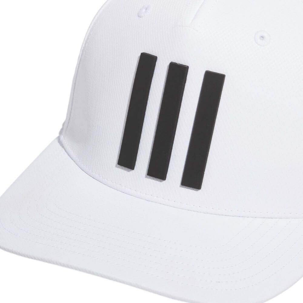 アディダス adidas　メンズ ツアー スリーストライプ キャップ ENI99 HT3335 ホワイト　2025年モデル ホワイト 詳細3