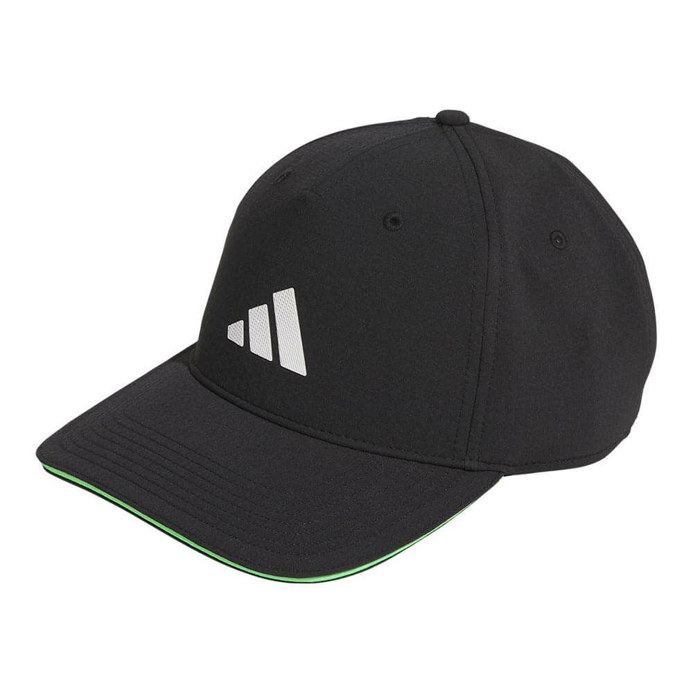 アディダス adidas　メンズ 撥水 配色ライン アディゼロ キャップ KQE14 JX7002 ブラック　2025年モデル ブラック