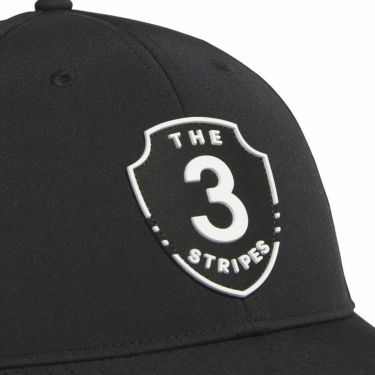 アディダス adidas　メンズ スリー グラフィック キャップ KQE16 JX7032 ブラック　2025年モデル ブラック 詳細3