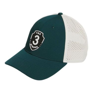 アディダス adidas　メンズ スリー グラフィック キャップ KQE16 JX7033 オーロラアイビー　2025年モデル オーロラアイビー