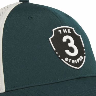 アディダス adidas　メンズ スリー グラフィック キャップ KQE16 JX7033 オーロラアイビー　2025年モデル オーロラアイビー 詳細3