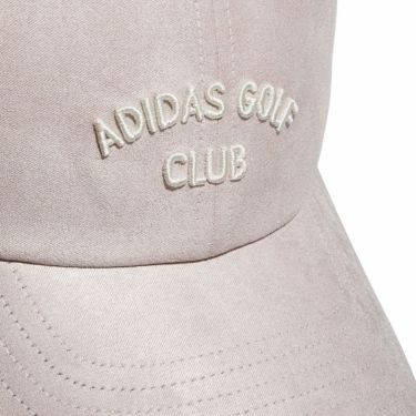 アディダス adidas　レディース ロゴ刺繍 スエード調 キャップ JVU35 JX2361 ワンダータープ　2025年モデル ワンダータープ 詳細3