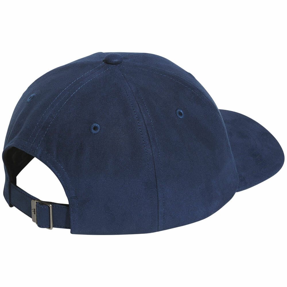 アディダス adidas　レディース ロゴ刺繍 スエード調 キャップ JVU35 JZ5657 カレッジネイビー　2025年モデル カレッジネイビー 詳細2