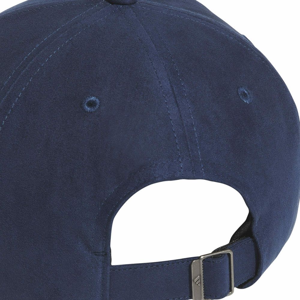アディダス adidas　レディース ロゴ刺繍 スエード調 キャップ JVU35 JZ5657 カレッジネイビー　2025年モデル カレッジネイビー 詳細4